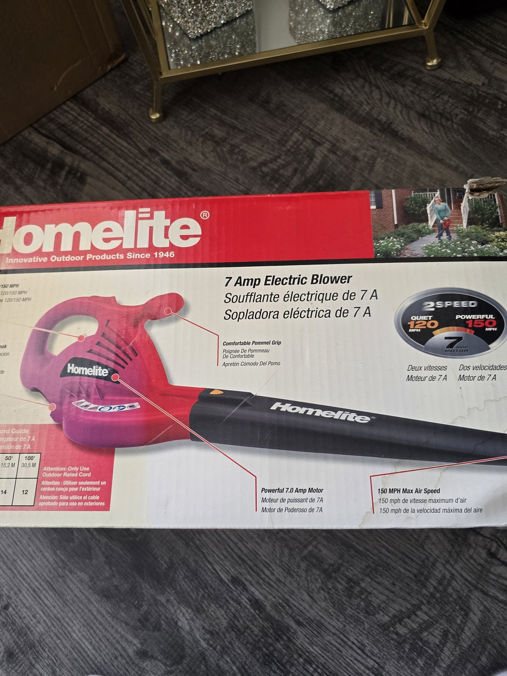 Red 7 Amp Electric Blower -
